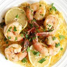 Spaghetti Squash Shrimp Scampi Grain Free Low Carb Recipe Recipes Healthy Recipes Paleo Shrimp Recipe