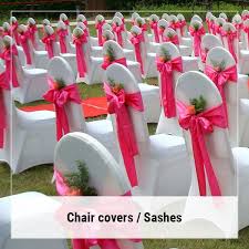 Fuschia Satin Sash A Touch Of Class In 2020 Cheap Chair Covers Wedding Chair Decorations Wedding Chairs