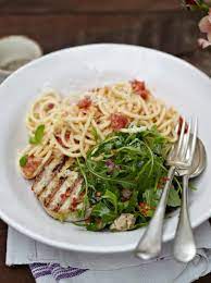 Grilled Tuna With Tomato Spaghetti Seafood Recipes Jamie Oliver Recipe Grilled Tuna Seafood Recipes Recipes