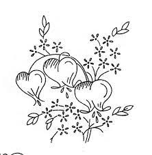 Old Embroidery Transfer 582 Flowers Bleeding Heart Pansy Etsy Embroidery Transfers Bleeding Heart Heart Flower Tattoo