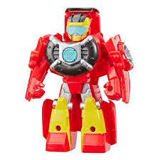 A big hero for your little hero. Playskool Heroes Transformers Rescue Bots Academy Hot Shot Action Figure Walmart Com Walmart Com