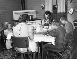 Families Eating Together At The Table Without The Tv On My Family Did This At Every Meal When I Was Grow My Childhood Memories Eat Together Childhood Memories