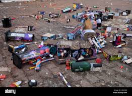 Fireworks trash hi-res stock photography and images - Alamy