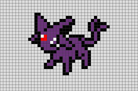 Pokemon Espeon Pixel Art Pixel Art Pokemon Pixel Art Pixel Drawing