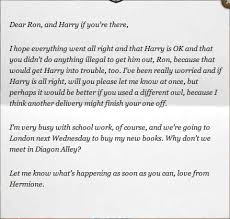 A boy named neville has lost one! Hermione Granger S Letter To Ronald Weasley And Harry Potter Harry Potter Wiki Fandom