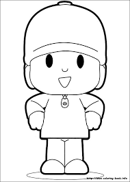 Pocoyo Coloring Picture Pocoyo Coloring Pictures Cartoon Coloring Pages