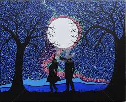 Choose your favorite moon and stars designs and purchase them as wall art, home decor, phone cases, tote bags, and more! Dancing Under The Moon Painting By Rachel Olynuk Artmajeur