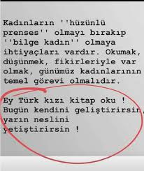 Ey Turk Kizi Kitap Oku Kitap Ilham Veren Alintilar Kitap Okuma