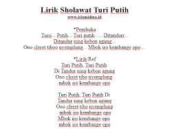 We did not find results for: Lirik Sholawat Turi Putih Lengkap Islamidina Portal Islam