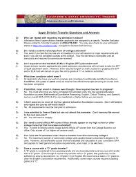 Upper Division Transfer Questions And Answers Icu admission policies and process are different between countries, in france, the final decision is always under the intensivist's responsibility, normally after a global evaluation taking into account patient wishes. upper division transfer questions and