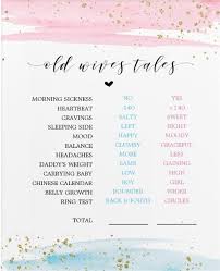 Watercolor Gender Reveal Old Wives Tales Sign Zazzle Com In 2020 Gender Reveal Games Baby Reveal Party Baby Gender Reveal