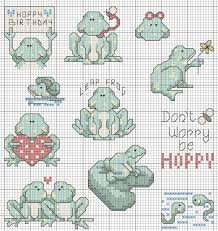 ‎cross stitch coloring book can help you to color your stress away and lets you choose from a wide range of free and amazing patterns in different categories including animals, flowers, landscape, food, pets, mystery, birds, seasons, mandala and many others. Small Cross Stitch Frog Novocom Top