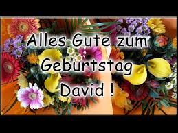Happy Birthday David! Alles Gute zum Geburtstag!
