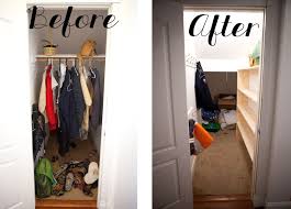Divided shelves and a combination of shallow baskets, bins, and photo organizers help the space stay organized. Attic Closet Organization Ideas Novocom Top
