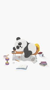 Sleepy Panda Cute Panda Wallpaper Panda Wallpapers Cute Cartoon Wallpapers