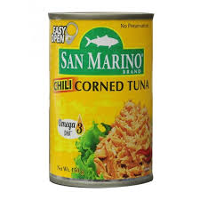 Here i made an easy recipe for our san marino chili corned tuna. San Marino Corned Tuna Chili 150g Bohol Online Store