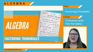 2 ( x + 3) = 2 ( x) + 2 (3) = 2 x + 6. Factoring Trinomials With Two Variables Method Examples