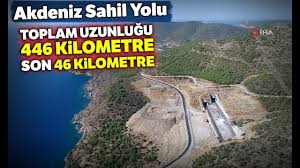 12 Saatlik Yolu 4 Saate Dusurecek Akdeniz Sahil Yolu Havadan Goruntulendi Youtube