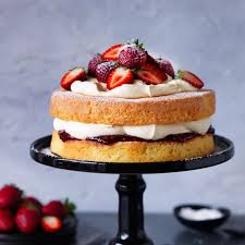 Probably you recipe book gives the cooking temperature in centigrades or degrees celcius and you're in the usa. Traditional Sponge Cake With Jam And Cream Recipe Myfoodbook
