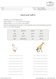 hard and soft g