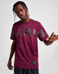 Paris saint germain 2020/21 shirt. Purple Jordan Paris Saint Germain Wordmark T Shirt Jd Sports