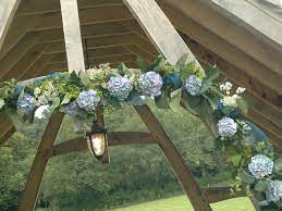 Blue Hydrangea Garland Hydrangea Garland Blue Hydrangea Wedding Flowers