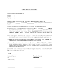 Begitupun juga dibawah ini, ada contoh dari surat kuasa khusus yang semoga bisa menjadi bahan panduan bagi anda yang membutuhkannya. Draft Pencabutan Surat Kuasa