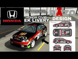 Discover which honda civic model is right for you. 4 Sec Honda Civic Ek Razo Livery Tutorial Car Parking Multiplayer Youtube