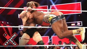 The wwe_network community on reddit. Big E Spears Daniel Bryan Off The Ring Apron Wwe Extreme Rules 2019 Wwe Network Exclusive Youtube