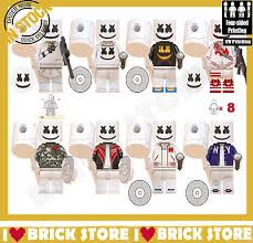 Buy the best and latest lego brawl star on banggood.com offer the quality lego brawl star on sale with worldwide free shipping. 8pcs Custom Minifigure Printed Fortnite Marshmello Minifigures Lego Fortnite Game Nowplaying Mini Figures Lego Lego Minifigures