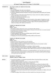 The automotive dealership fixed operations director oversees not only the service department, but also the parts department and body shop. Assistant Service Manager Resume Samples Velvet Jobs