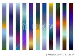 Gradation Color Chart Set Stock Illustration 24013627