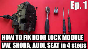 Enter your car, close all of its doors, open the driver's side window and place a key in the . How To Fix Replace Microswitch Door Lock Module Vw Golf 4 Passat Seat