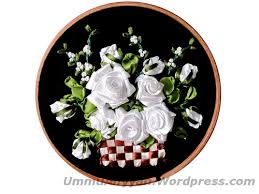 Pita jepang double tape kawat bunga solatip bunga kerajinan dari pita jepang lainnya. Sulam Pita Melayu Ummu Aliyyah Ath Thabrani