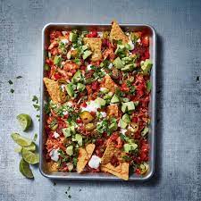 Spicy Chicken Nachos With Avocado Lime Cream Healthy Recipe Ww Uk Recipe In 2020 Spicy Chicken Healthy Recipes Chicken Nachos