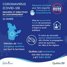 Quebec Summary Of The Latest Covid 19 Measures For April 21 Retail Council Of Canada
