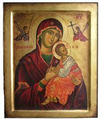 Virgin Mary And Child Jesus Christ Orthodox Icon