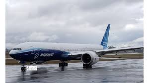 We recently installed both ge9x engines on the first #777x flight test airplane. Third Time Is The Charm 777x Takes To The Sky Today Leeham News And Analysis