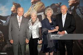 This file has an extracted image: Buzz Aldrin Lois Aldrin Marilyn Lovell And Jim Lovell Attend Louis Jim Lovell Buzz Aldrin Photo