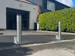Stainless Steel Security Retractable Bollards For Sale