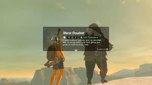 Breath of the wild.link can find it inside the woodcutter's house located on the great plateau.newer entries are added as link progresses during the main quest the isolated. Til You Can Get The Warm Doublet By Talking To The Old Man On Top Of Mt Hylia Without Clothes On Breath Of The Wild
