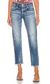 Moussy Vintage Morganfield Wide Straight In Blue Revolve