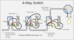 In this method the hot is extended over to the dead end 3way's common instead of the switch leg. How To Wire A 4 Way Switch