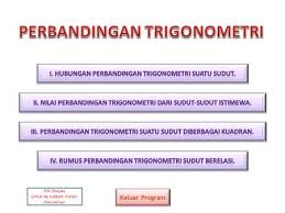 Nilai dari tan 300 adalah … Perbandingan Trigonometri Sudut Sudut Berelasi Ppt Download
