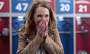 Apple tv's ted lasso starring and executive produced by jason sudeikis hosted a premiere …. Ted Lasso Keeley Jones Gif Tedlasso Keeleyjones Stifledlaugh Discover Share Gifs