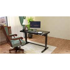 Using a sit/stand desk helps to counteract the negative health effects of a sedentary job. Ican Office Desk Electric Height Adjustable 120 60 72 120cm 6mm Tempered Glass Tabletop Black Canada Computers Electronics