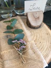 Decoration De Table Table Mariage Wedding Eucalyptus Porte Serviette Wedding Inspiration Fleuriste Bois Tischdeko Hochzeit Tischdeko Hochzeit