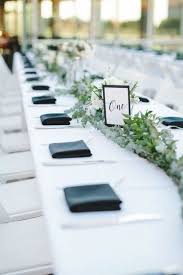 Check spelling or type a new query. Simple Navy Blue White And Greenery Wedding Table Settings White Wedding Table Decor Black Wedding Table Setting White Wedding Decorations