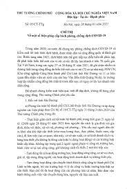 Thực hiện chỉ thị số hay nói cách khác chúng ta phải bỏ ra rất nhiều tiền cũng như rất nhiều sự bất tiện trong cuộc. Thá»§ TÆ°á»›ng Chá»‰ Thá»‹ Cáº¥p Bach Phong Chá»'ng Dá»‹ch Bá»™ Y Táº¿ Trang Tin Vá» Dá»‹ch Bá»‡nh Viem Ä'Æ°á»ng Ho Háº¥p Cáº¥p Covid 19