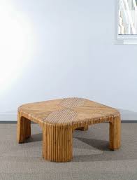 Pair Of Lovely Vintage Bamboo Coffee Tables With Waterfall Corners Coffee Table Cool Coffee Tables Bamboo Coffee Table